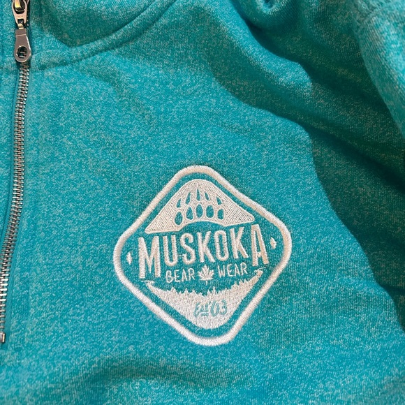 Muskoka Bear wear half zip sweatshirt size small - Picture 3 of 5